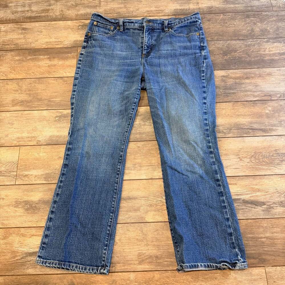 Lauren Jeans Co Ralph Lauren Jeans Size 14P Blue Denim Petite